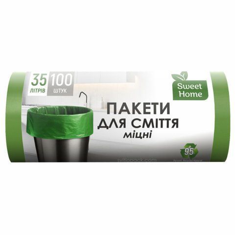 "STRONG" Trash Bags, 35 L, 100 pcs.